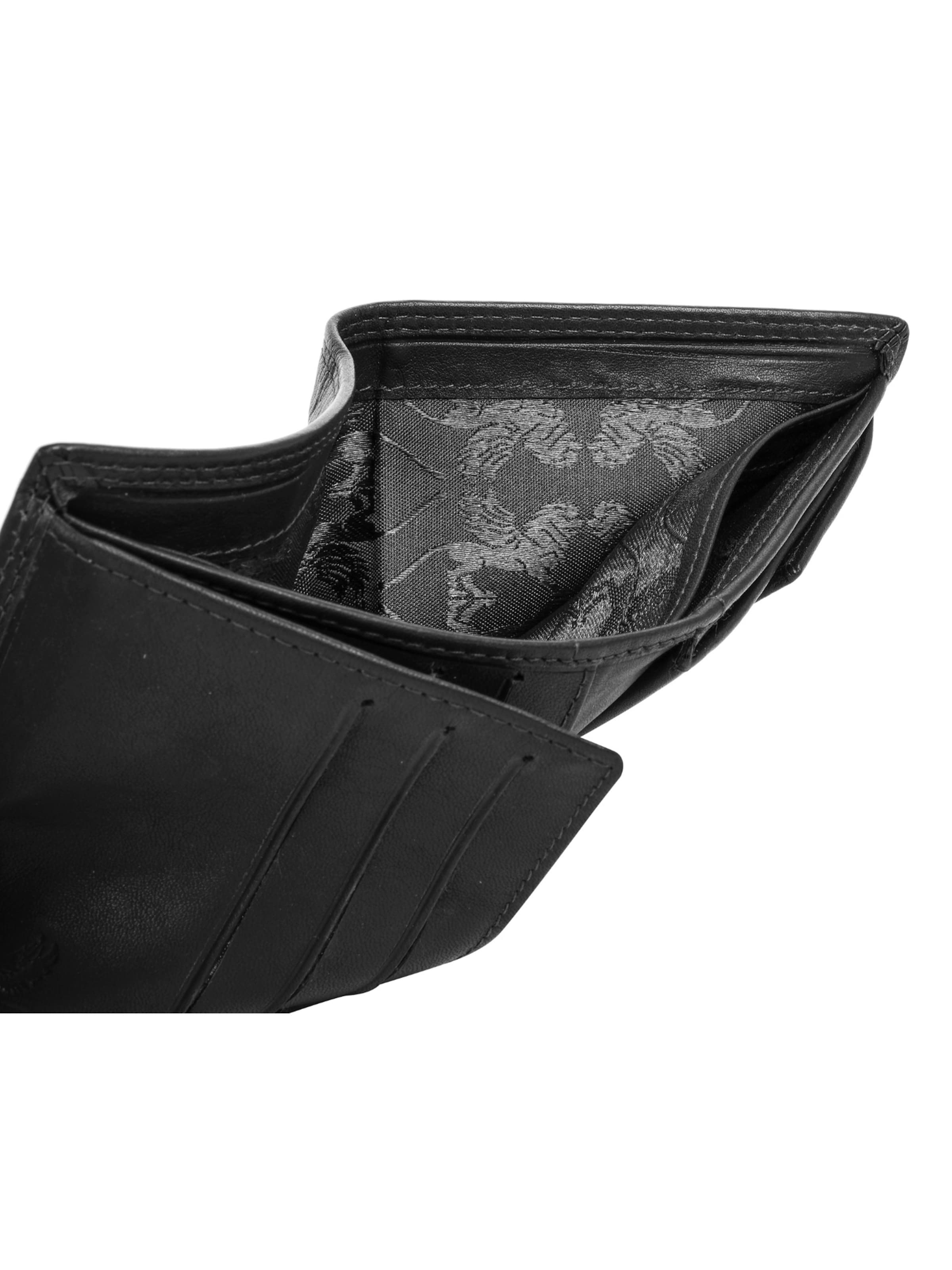 mano Portemonnaie 'SUTURA'‌‌ in Schwarz