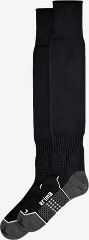 ERIMA Soccer Socks in Black: front