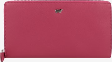 Braun Büffel Wallet 'Joy' in Pink: front