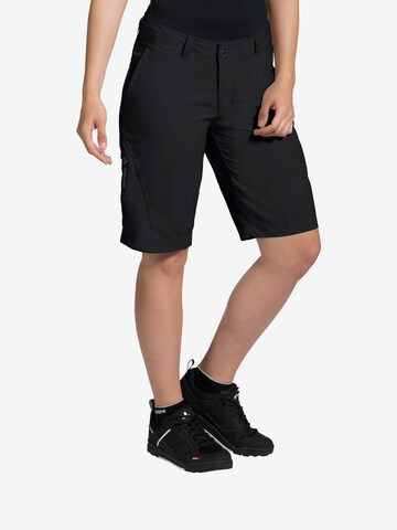 Regular Pantaloni sport 'Ledro' de la VAUDE pe negru: față