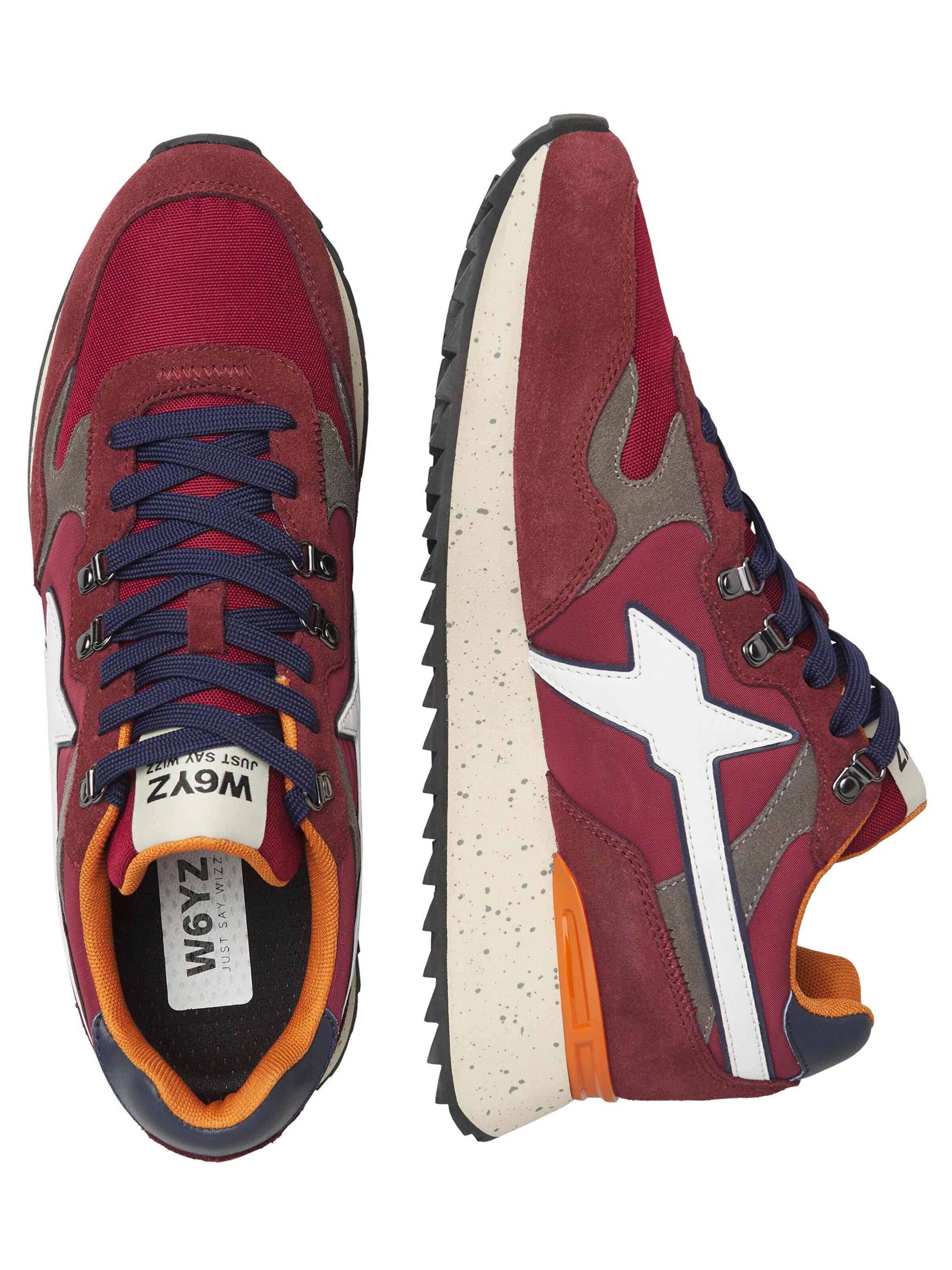 W6YZ Sneakers laag 'YAK-M.' in Rood: voorkant