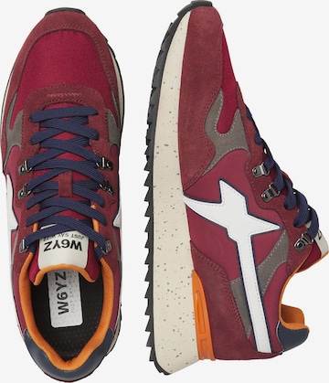 Baskets basses 'YAK-M.' W6YZ en rouge : devant
