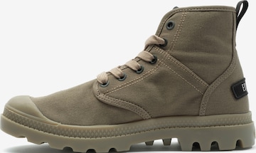 Palladium Lace-Up Boots in Green