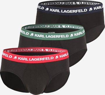 Slip Karl Lagerfeld en noir : devant