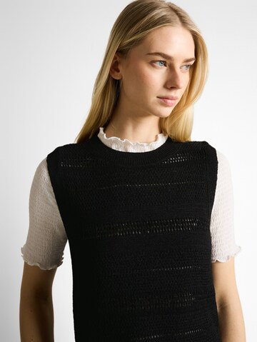 TOM TAILOR DENIM Sweater in Black