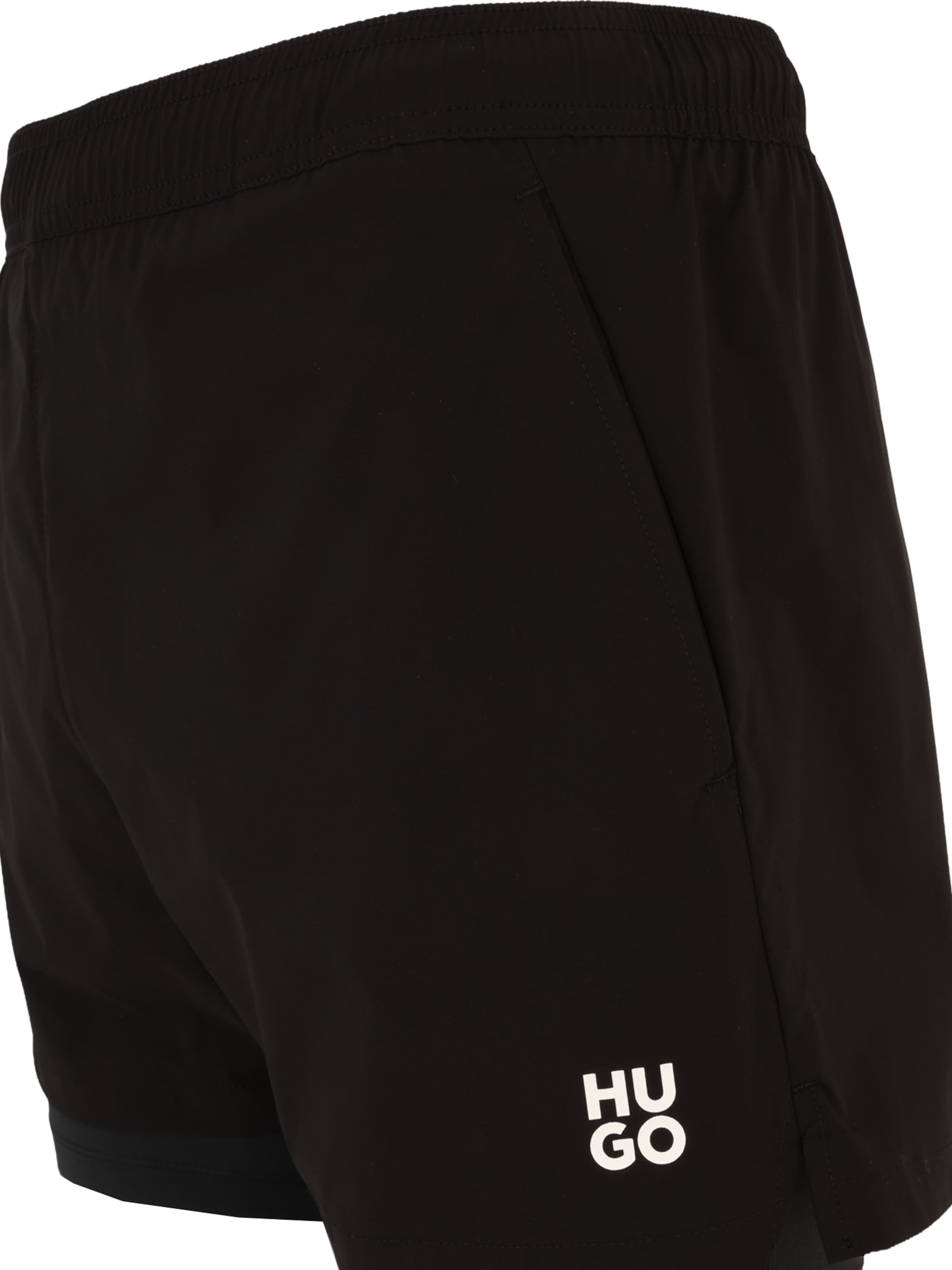 HUGO Swimming shorts in Black