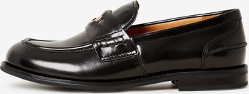 CESARE GASPARI Moccasins in Black: front