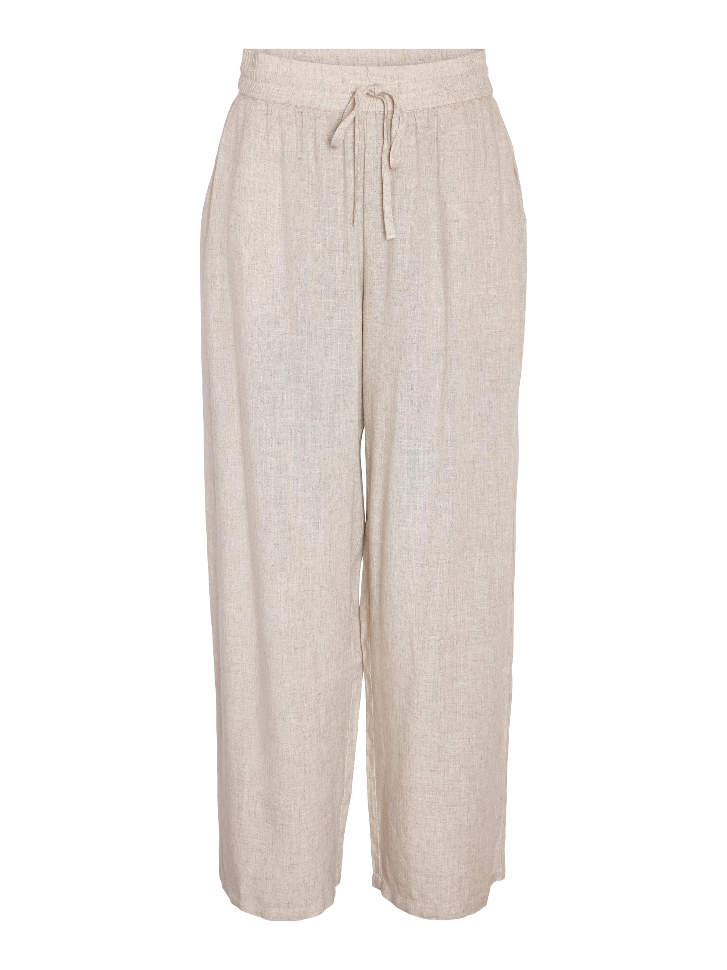 Noisy may Pants 'Eilani' in Beige: front