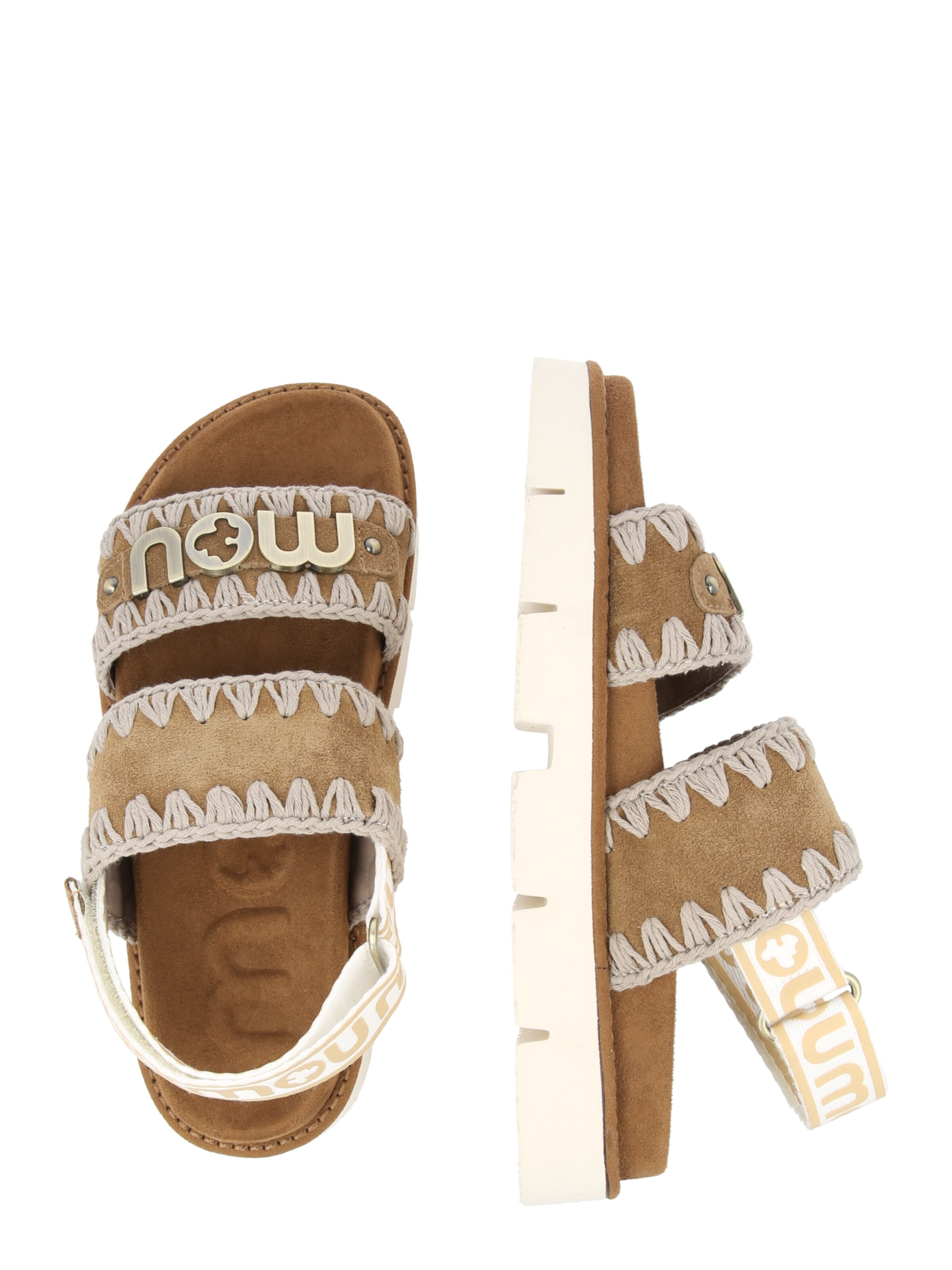 MOU - Sandalias en marrón