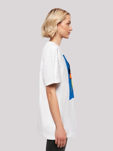 T-shirt oversize 'Disney Mickey Mouse 90s Flash' F4NT4STIC en blanc