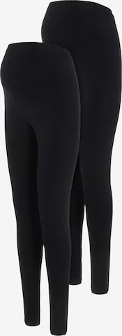Skinny Leggings 'MLEMMA' di MAMALICIOUS in nero: frontale