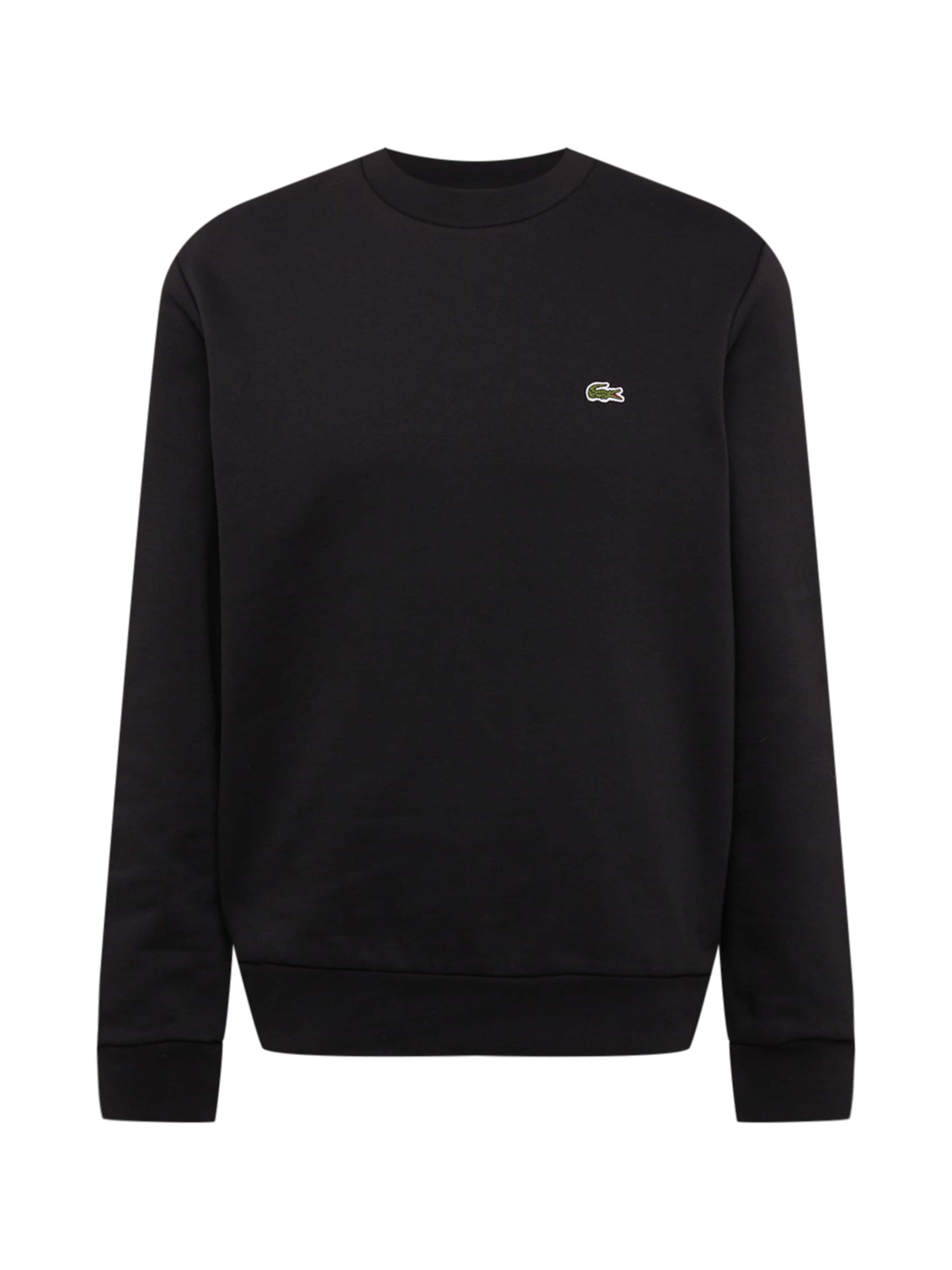 LACOSTE Sweatshirt in Schwarz: Vorderseite