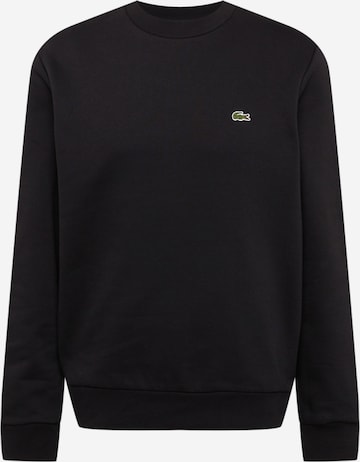 Sweat-shirt LACOSTE en noir : devant