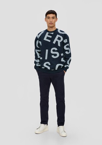 s.Oliver Sweatshirt in Blau