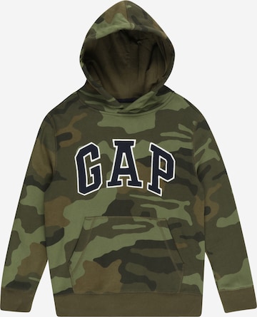 GAP Sweatshirt in Groen: voorkant