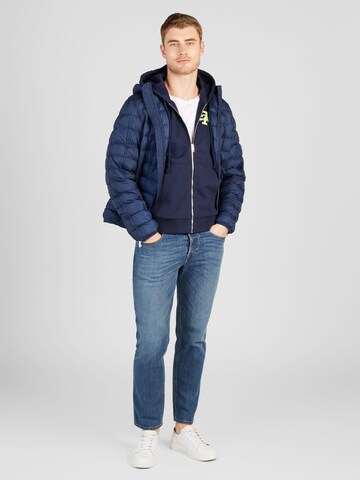 DIESEL Sweatjacke 'GINN' in Blau