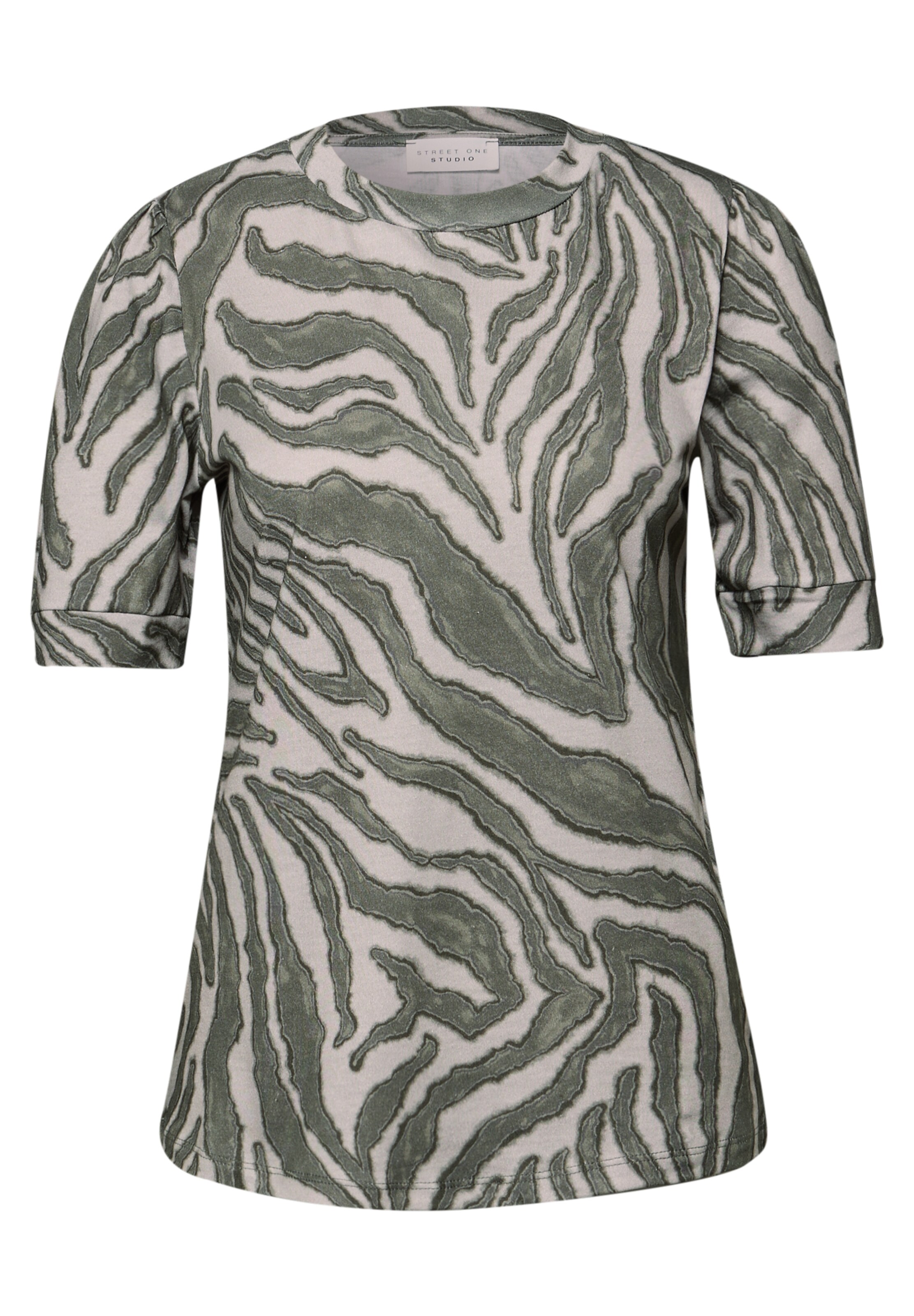 Street One Studio Shirt in Green: front