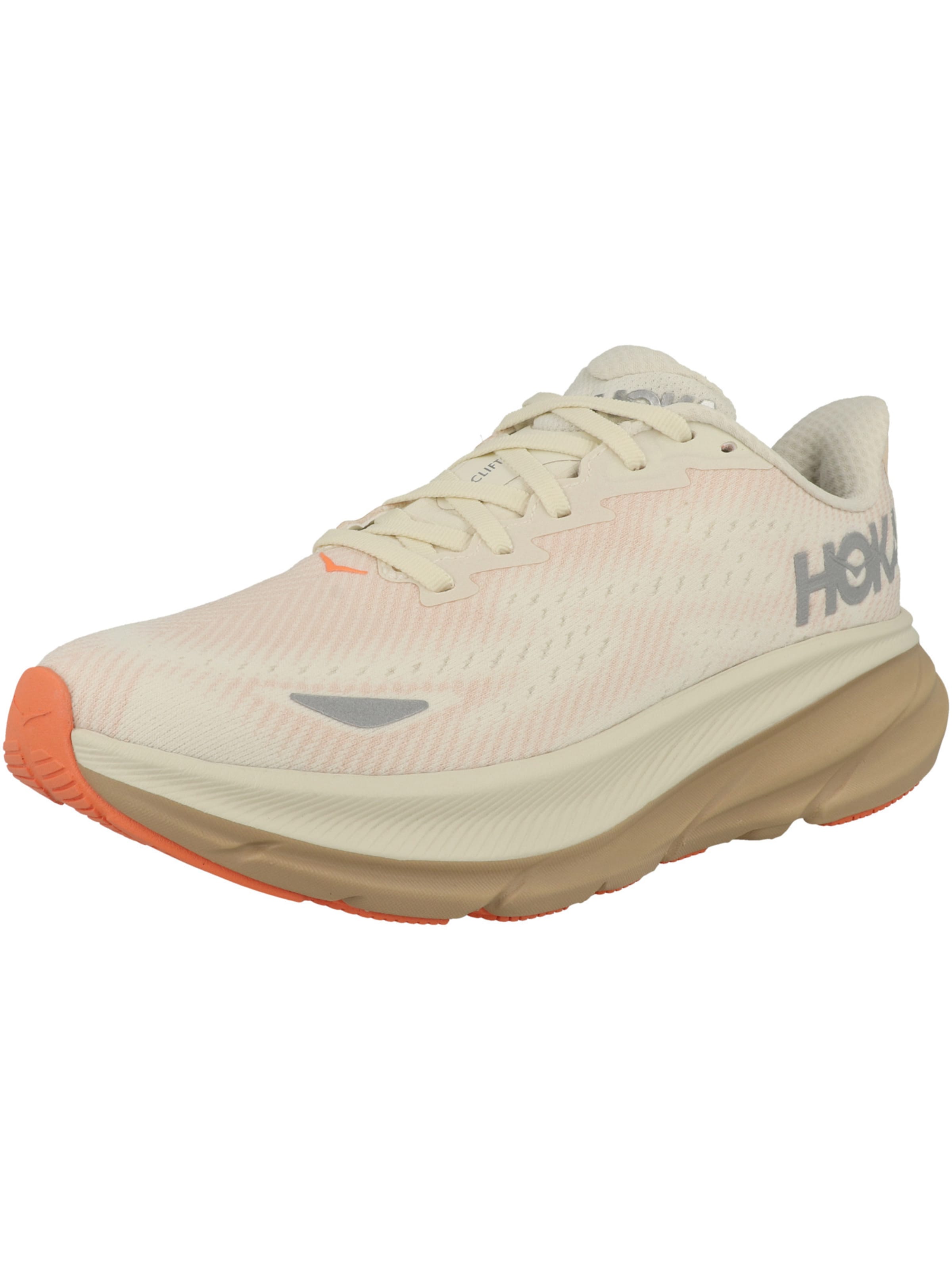 HOKA Loopschoen 'Clifton 9' in Beige: voorkant