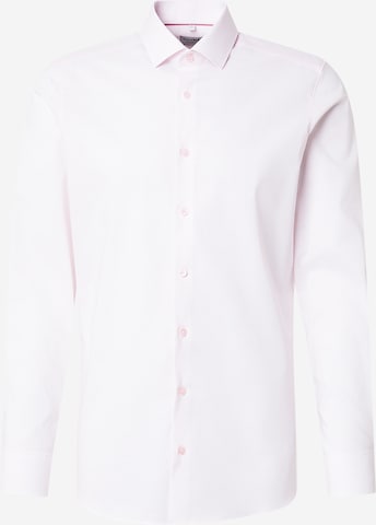 OLYMP - Camisa clássica em rosa: frente