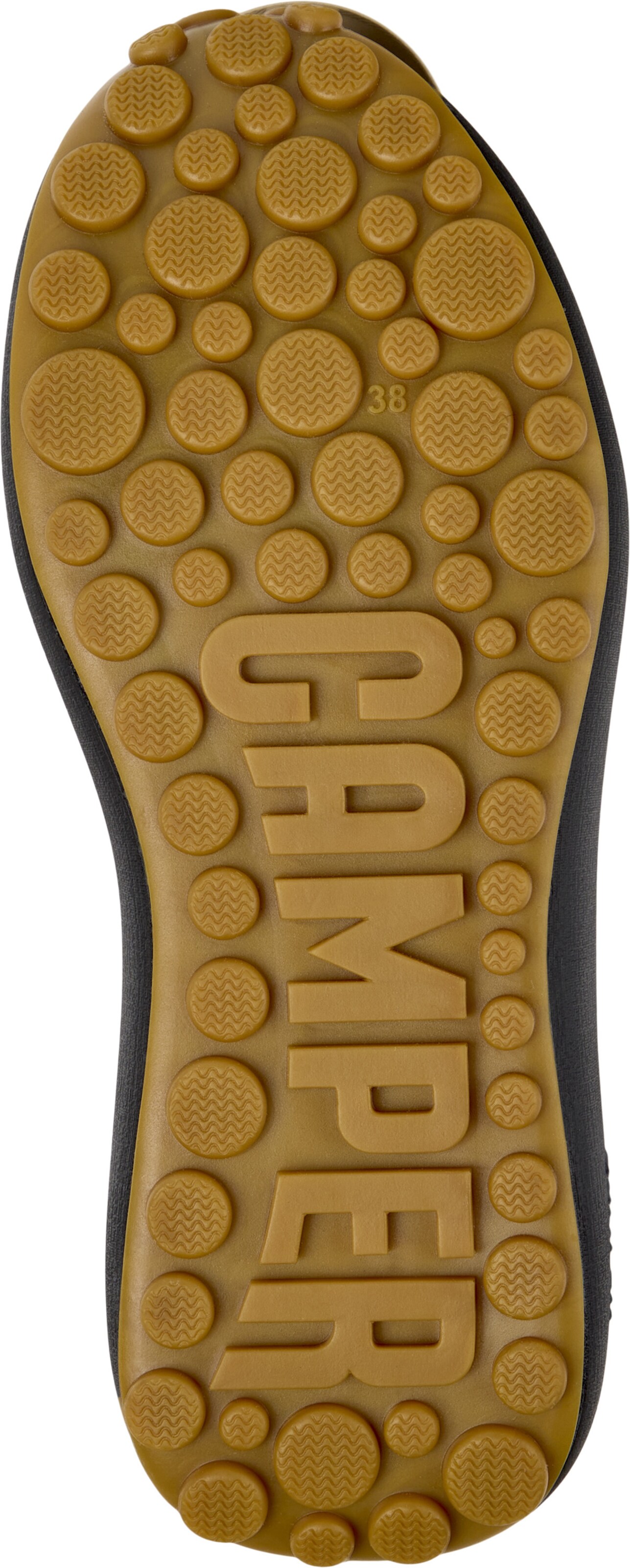 CAMPER Ballet Flats with Strap ' Pelotas Athens ' in Black