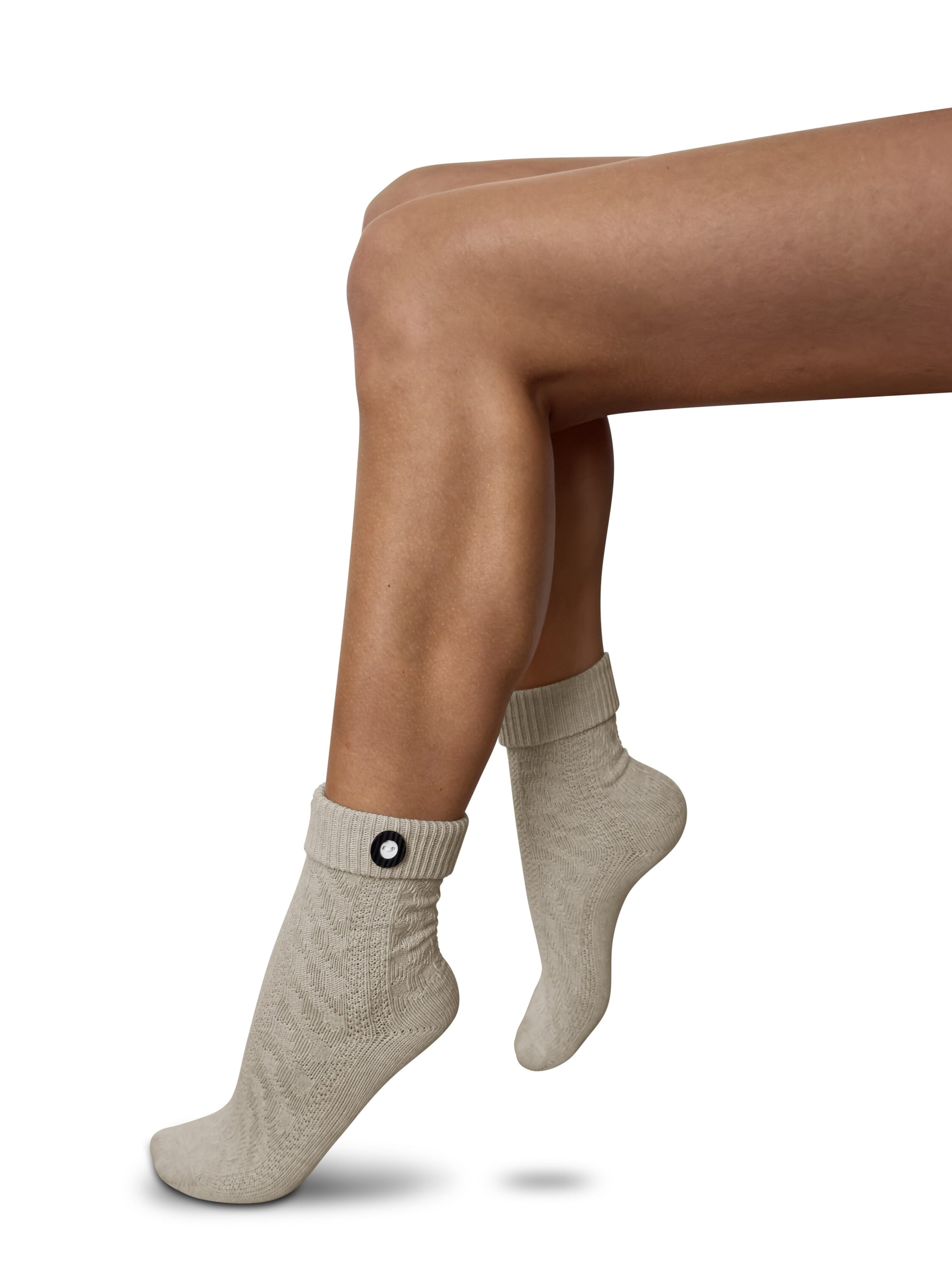 normani - Calcetines tradicionales en beige