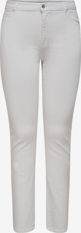 ONLY Carmakoma - Slimfit Vaquero 'Laola' en blanco: frente