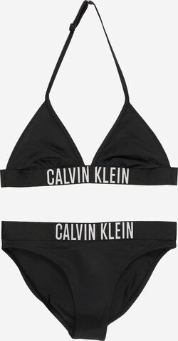 Calvin Klein Swimwear Bikiny – černá: přední strana