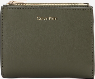 Calvin Klein Portmonetka w kolorze zielony: przód