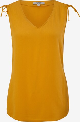 Camicia da donna di comma casual identity in giallo