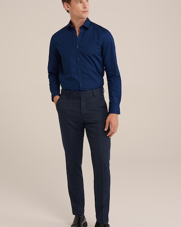Slim fit Cămașă de la WE Fashion pe albastru
