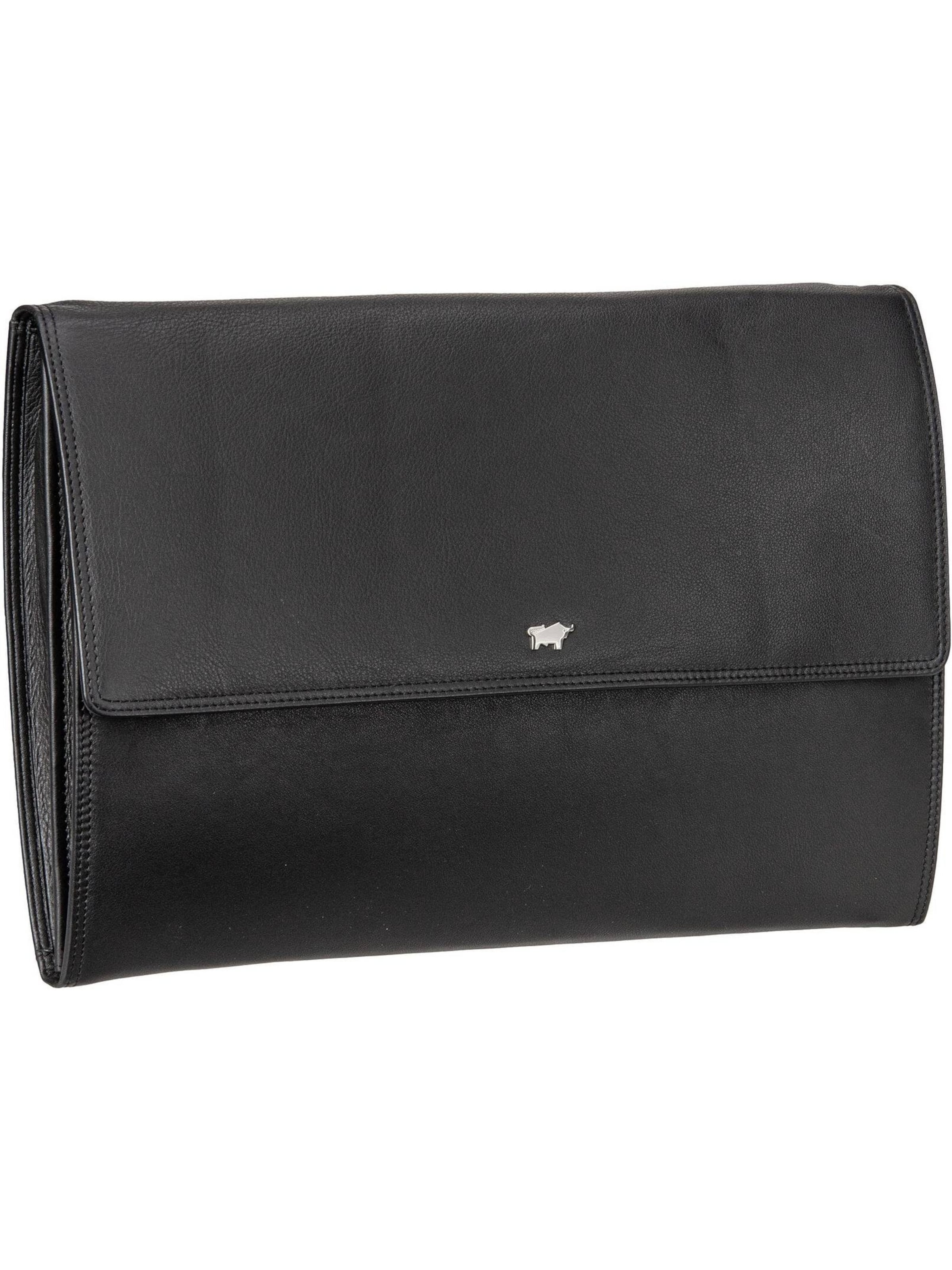 Braun Büffel Clutch 'GOLF 3.0 Portfolio' in Schwarz: Vorderseite
