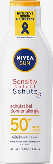 NIVEA Sunscreen 'Sensitiv Sofort Schutz' in White, Item view
