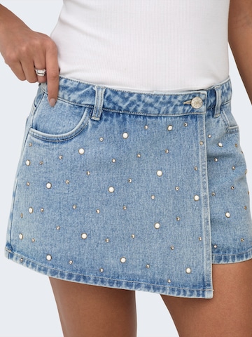Jupe 'ONLTEXAS' ONLY en bleu