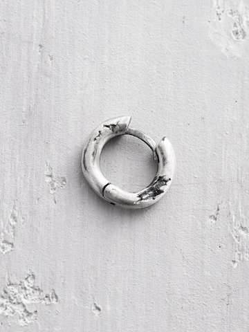 REYTEL Ohrring 'KLETTUR (mini)' in Silber: Vorderseite