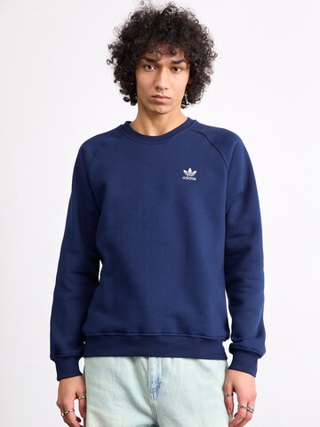 ADIDAS ORIGINALS Sweatshirt 'Trefoil Essentials' in Blue: front