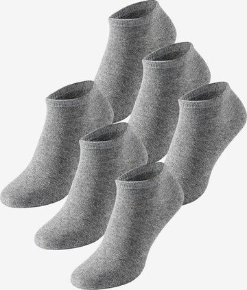 uncover by SCHIESSER Ankle Socks in Grey: front