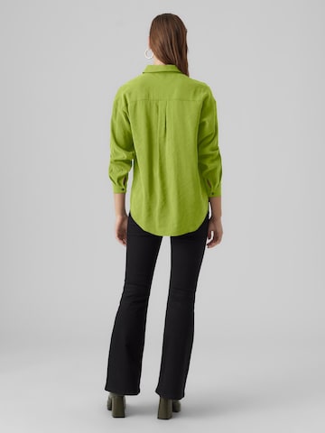 VERO MODA Blouse 'QUEENY' in Groen