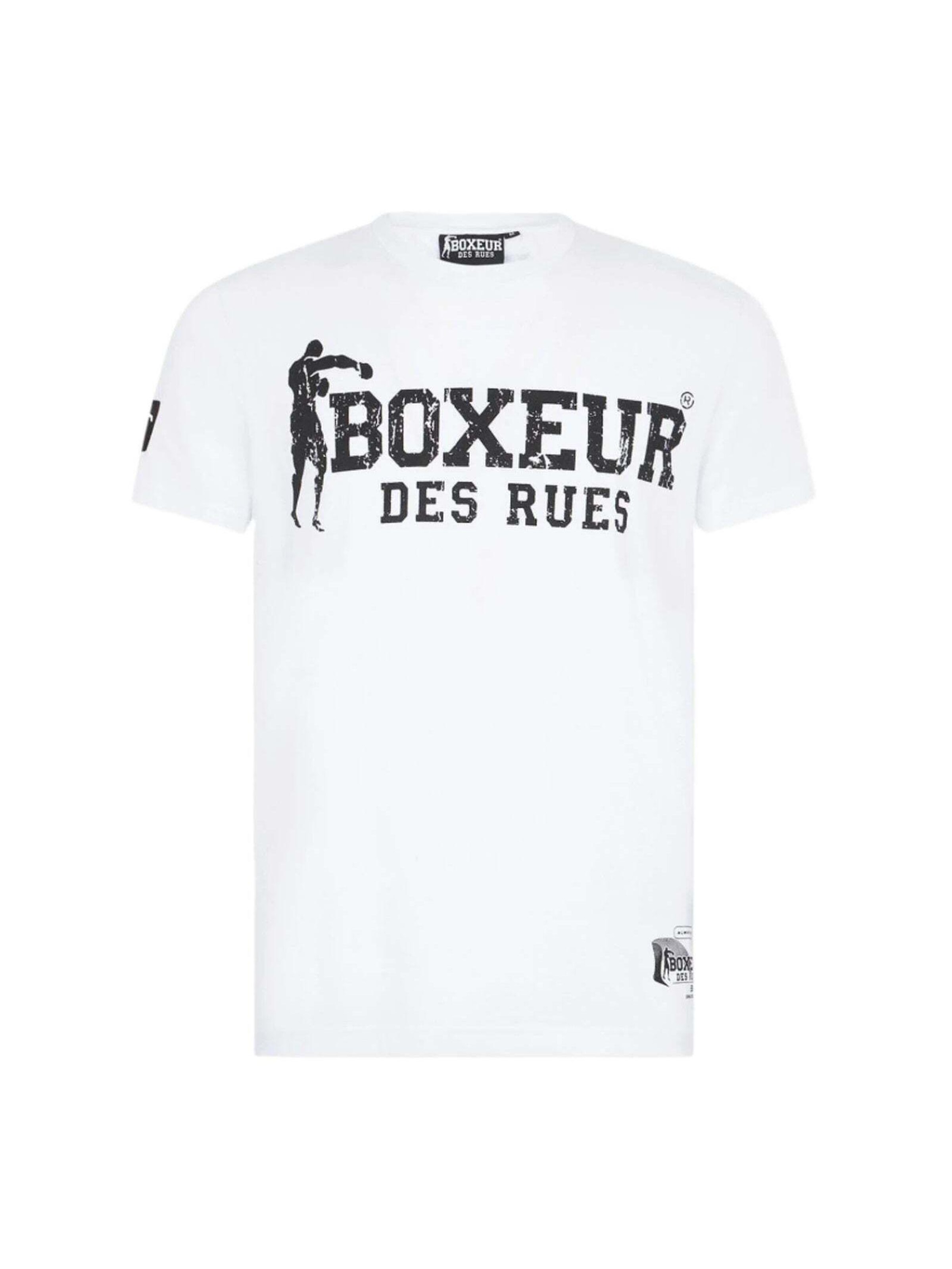 Boxeur des Rues Shirt 'T-Shirt Boxeur Street 2'‌‌‌‌‌‌‌ in Weiß