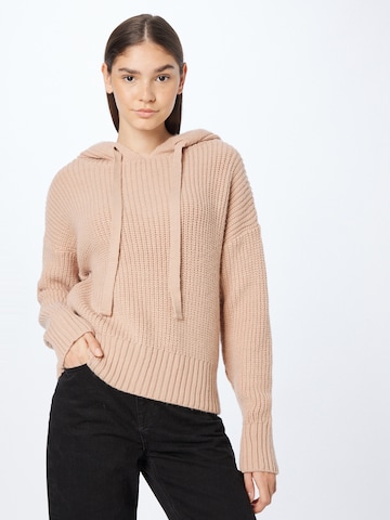 ABOUT YOU Sweater 'Juna' in Brown: front