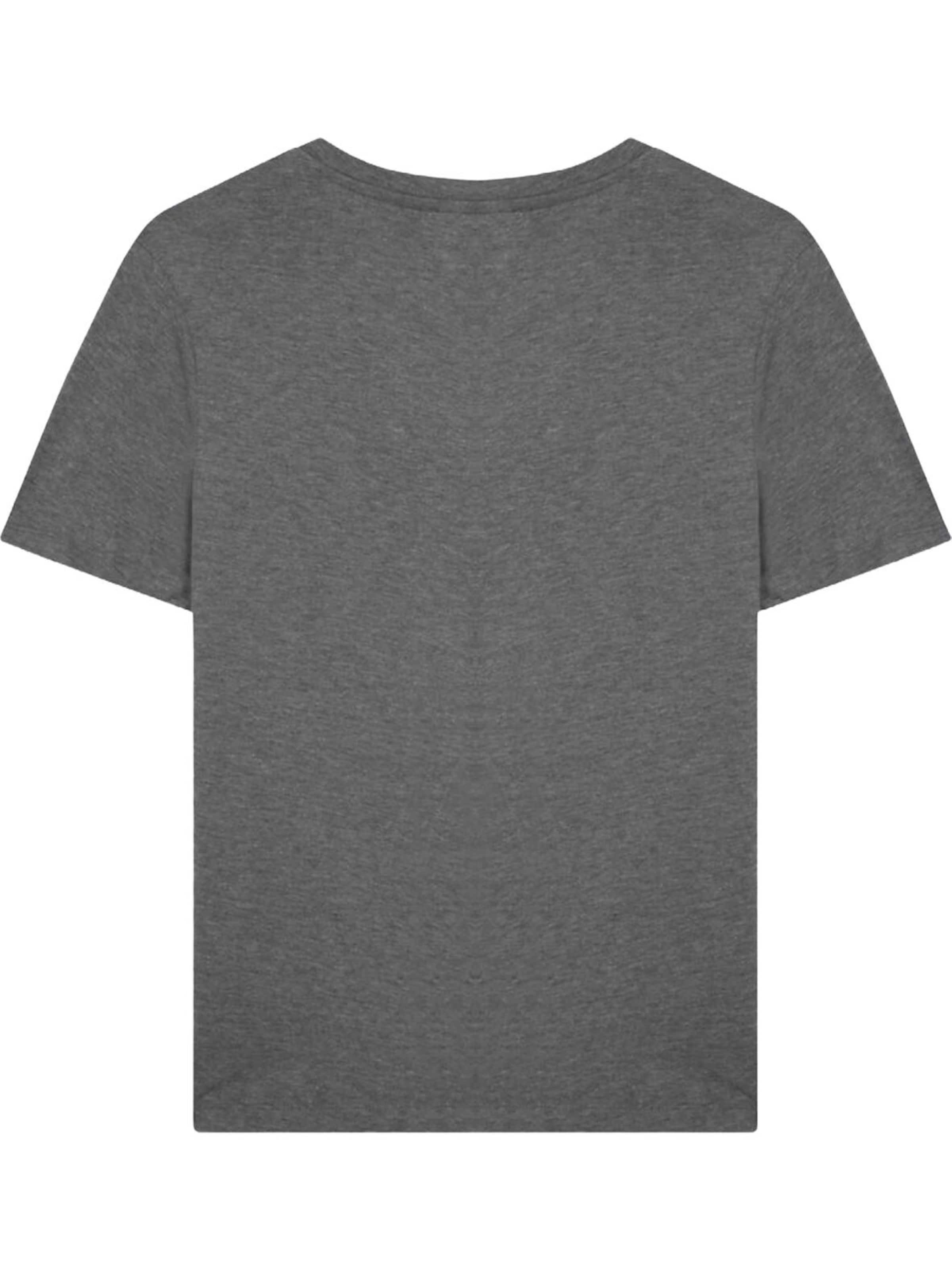 LTB Jeans Shirt 'LTB Jeans Basic-T-Shirt mit V-Ausschnitt' in Grey: front