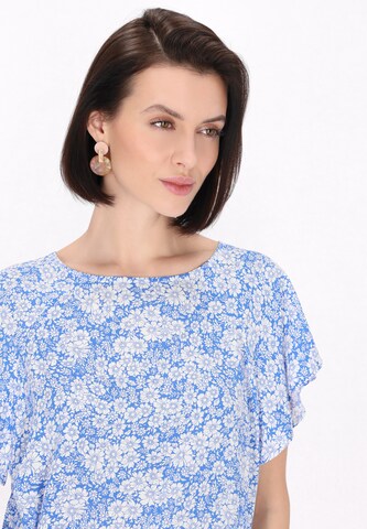 Chemisier Usha en bleu