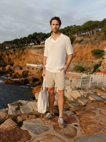Regular Pantalon 'Dorian' DAN FOX APPAREL en beige