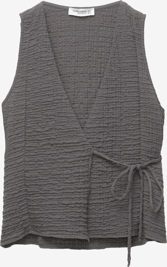 Pull&Bear Vest i XS i grå, Produktvisning