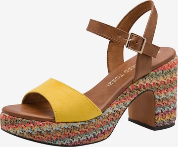MARCO TOZZI Sandale in Gelb: Vorderseite