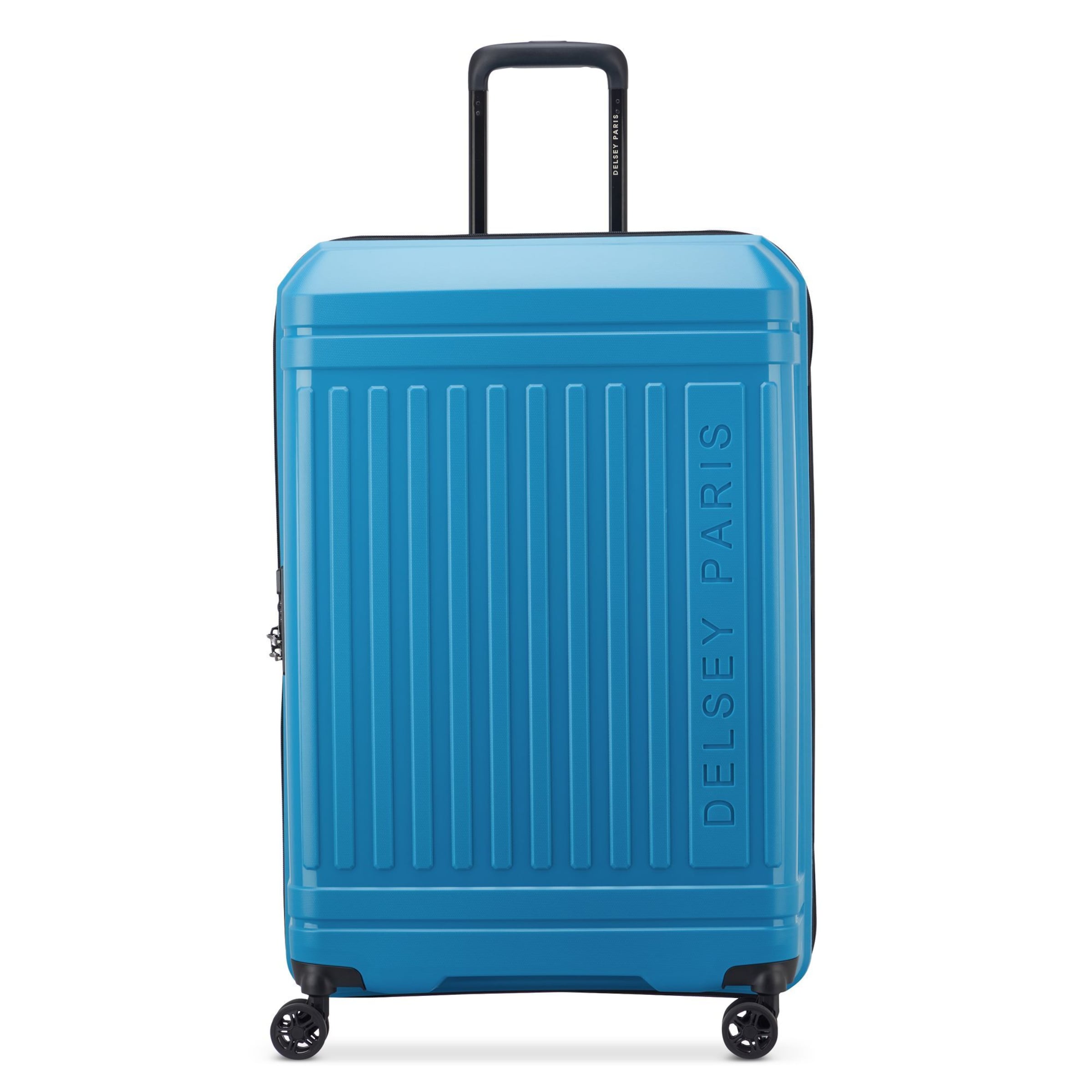 Trolley 'Lutece' di Delsey Paris in blu: frontale