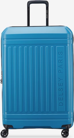 Trolley 'Lutece' di Delsey Paris in blu: frontale