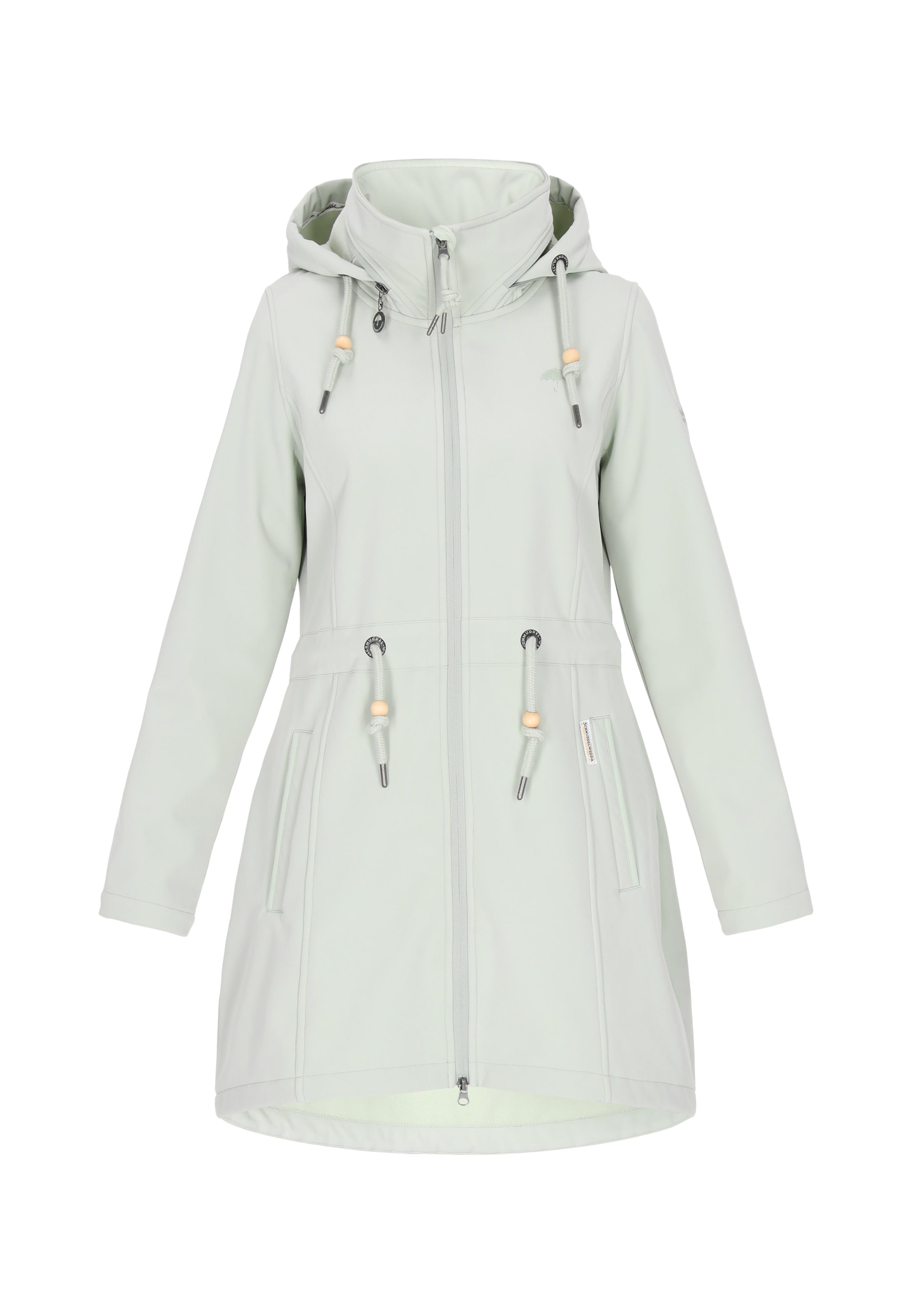 Schmuddelwedda Funktionsjacke in Grün: Vorderseite