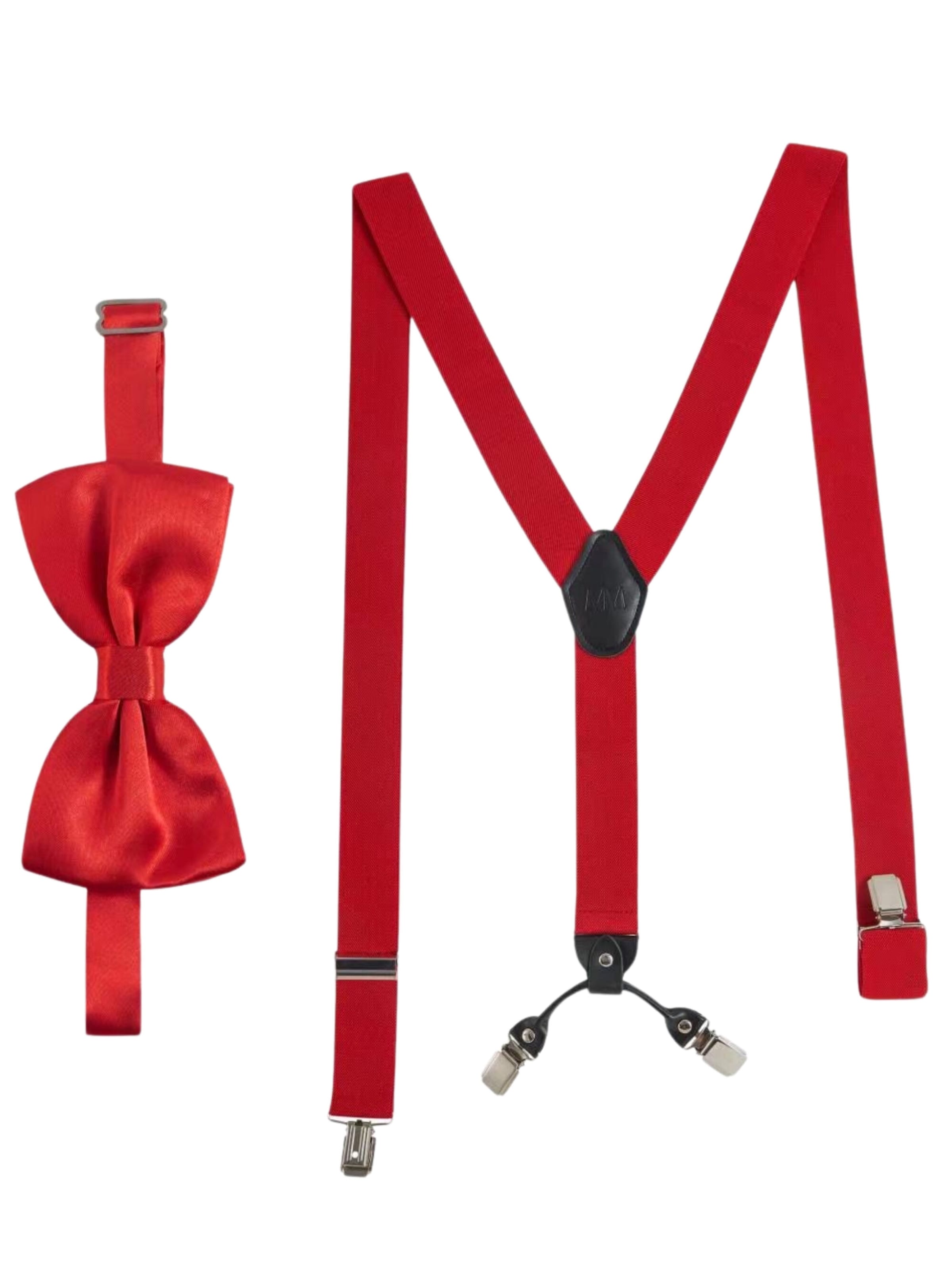 Massi Morino Suspenders in Red, Item view