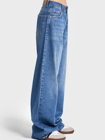 IT'S BASIC Loose fit Jeans 'Loose Mid Rise Jeans' in Blue