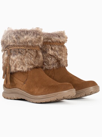 Minnetonka - Botas de neve 'Everett' em castanho